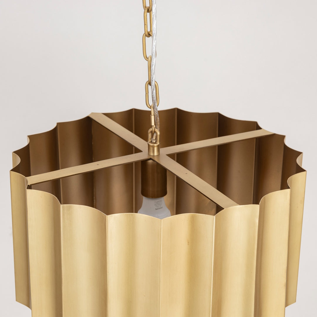 Maxim - 39133WBR - One Light Pendant - Allegra - Weathered Brass