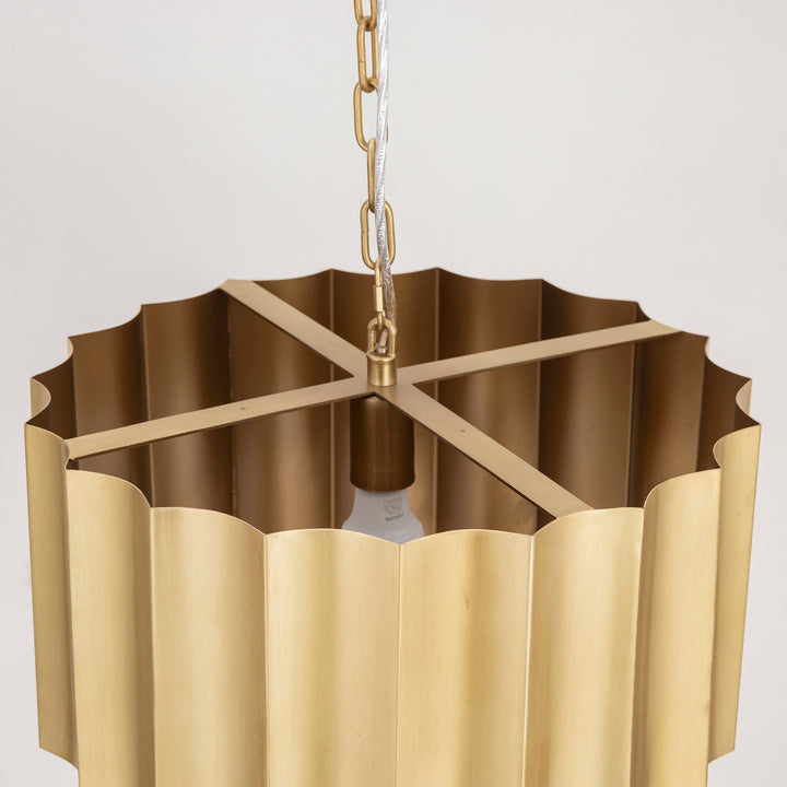 Maxim - 39133WBR - One Light Pendant - Allegra - Weathered Brass