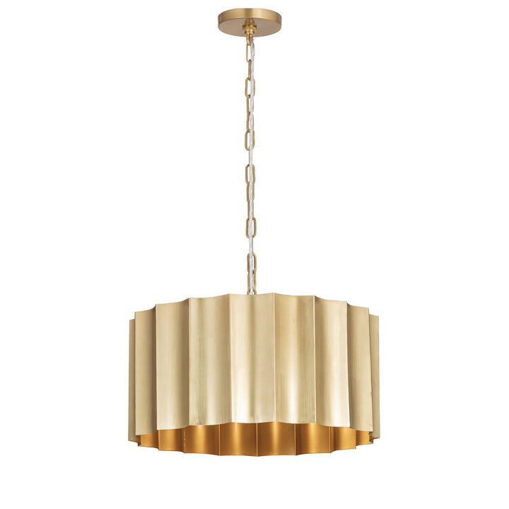 Maxim - 39133WBR - One Light Pendant - Allegra - Weathered Brass