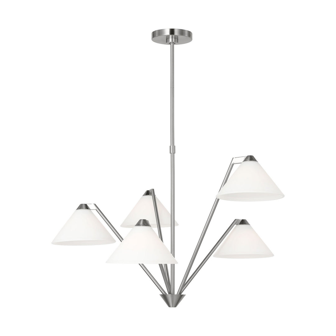 Generation Lighting Canada - GLC1255BS - Chandelier - Werley - Brushed Nickel