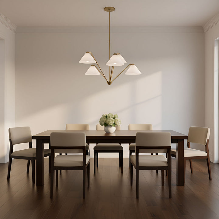Generation Lighting Canada - GLC1255SB - Chandelier - Werley - Satin Brass
