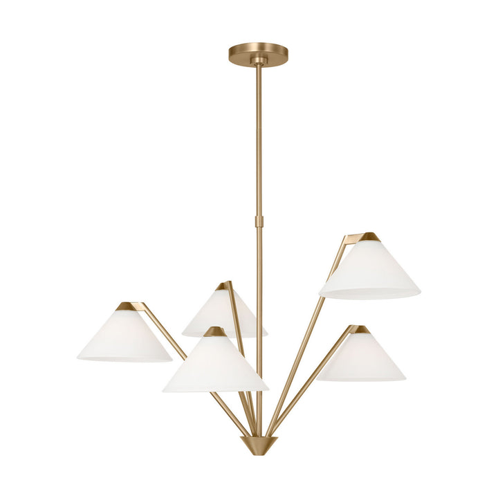 Generation Lighting Canada - GLC1255SB - Chandelier - Werley - Satin Brass