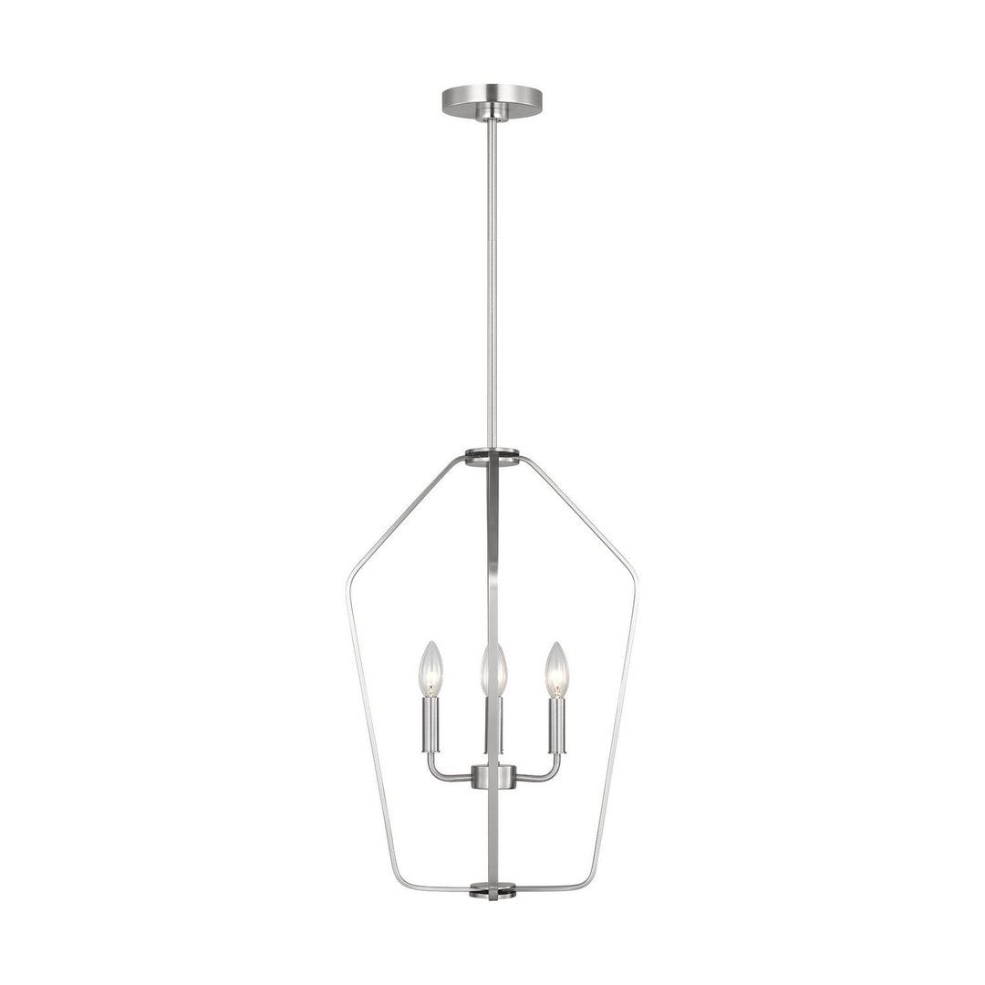 Generation Lighting Canada - GLC1264BS - Four Light Chandelier - Kennan - Brushed Nickel