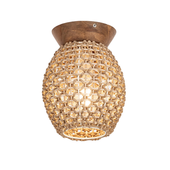 Maxim - 14920NA - One Light Flush Mount - Cotswold