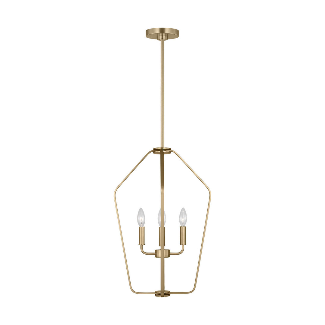 Generation Lighting Canada - GLC1264SB - Four Light Chandelier - Kennan - Satin Brass