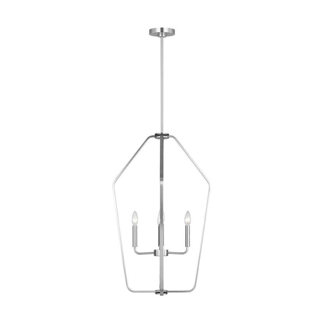 Generation Lighting Canada - GLC1274BS - Four Light Chandelier - Kennan - Brushed Nickel