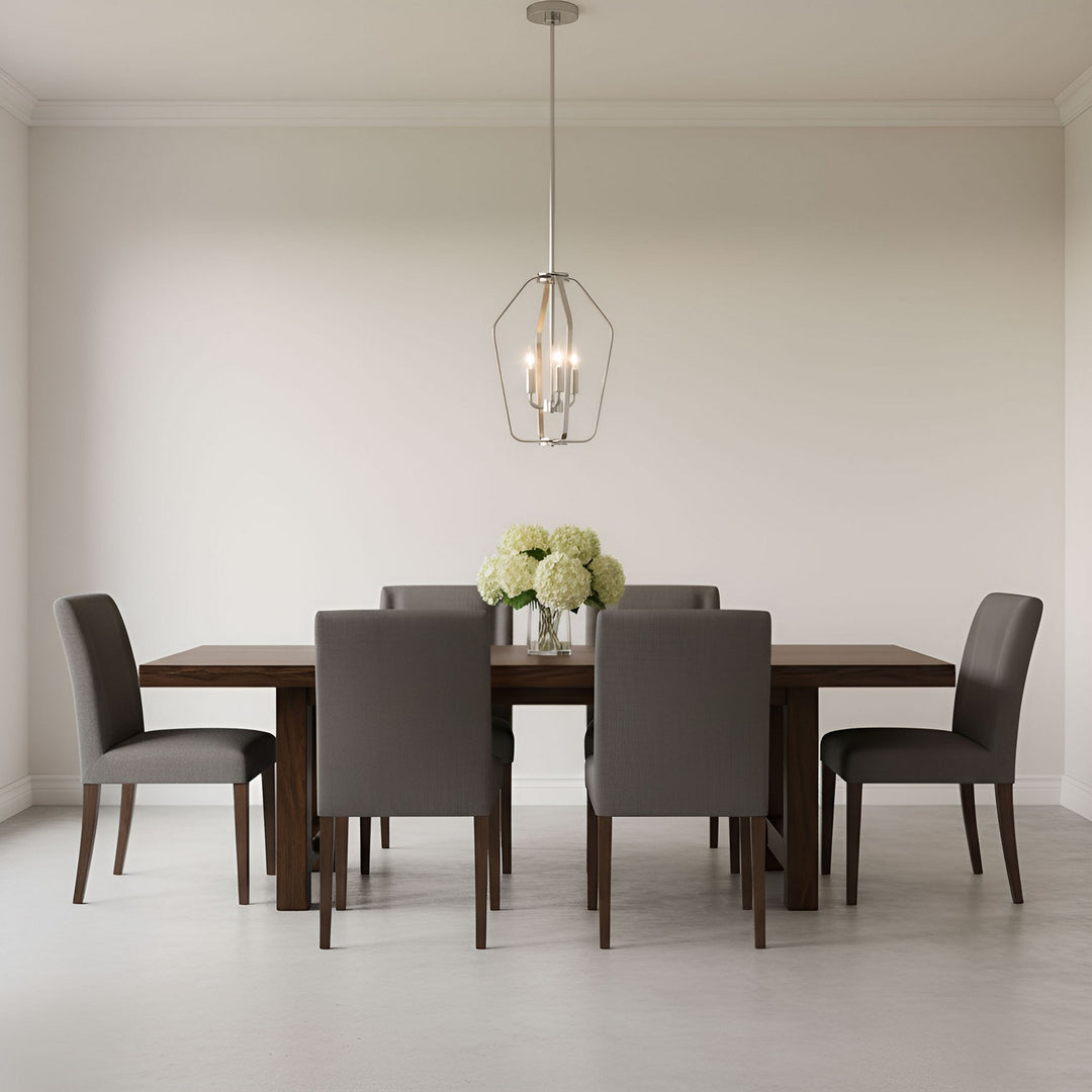 Generation Lighting Canada - GLC1283BS - Three Light Chandelier - Kennan - Brushed Nickel