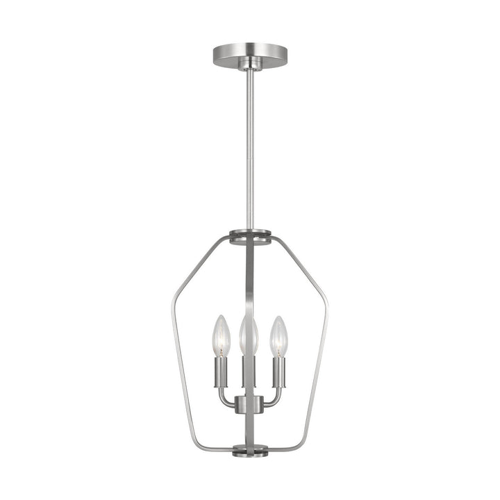 Generation Lighting Canada - GLC1283BS - Three Light Chandelier - Kennan - Brushed Nickel