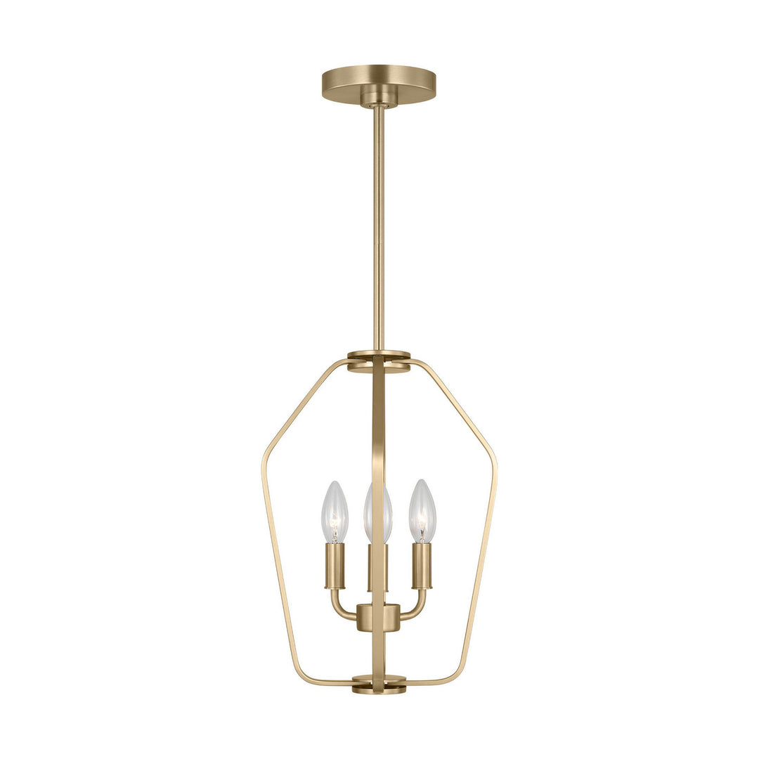 Generation Lighting Canada - GLC1283SB - Three Light Chandelier - Kennan - Satin Brass