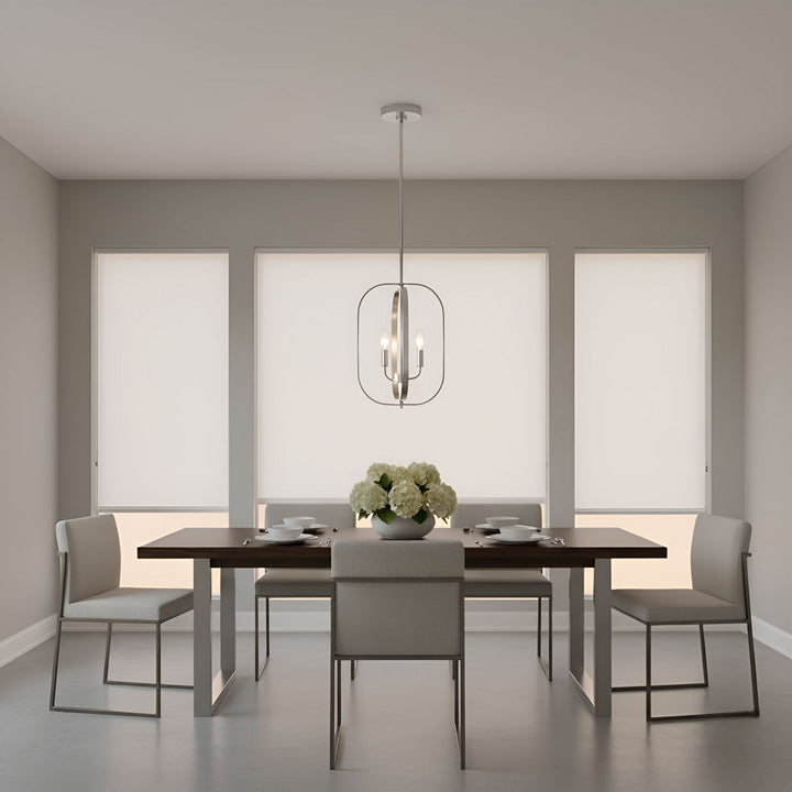 Generation Lighting Canada - GLC1293BS - Three Light Chandelier - Loretto - Brushed Nickel