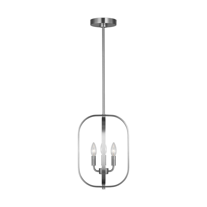 Generation Lighting Canada - GLC1293BS - Three Light Chandelier - Loretto - Brushed Nickel