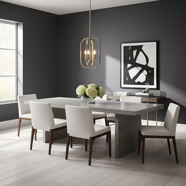 Generation Lighting Canada - GLC1293SB - Three Light Chandelier - Loretto - Satin Brass