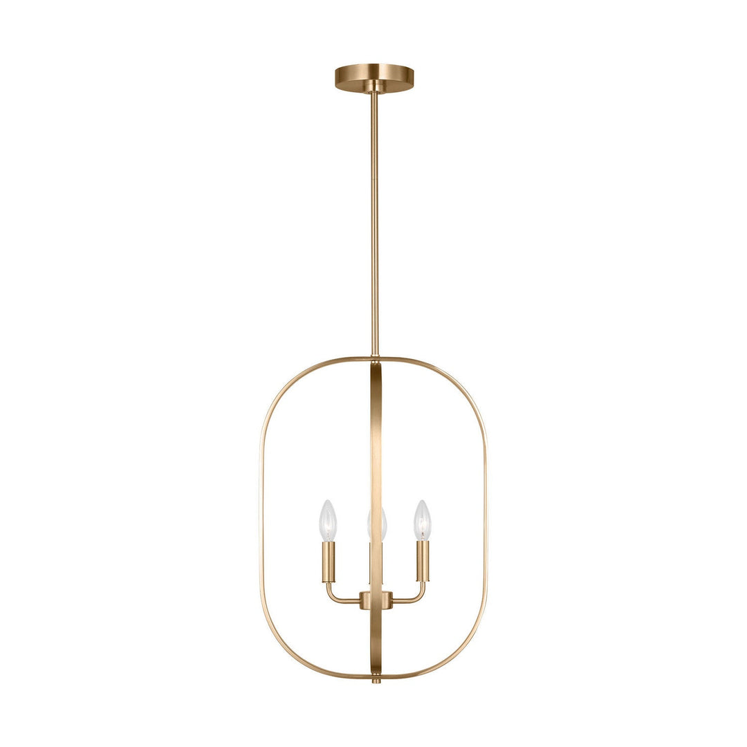 Generation Lighting Canada - GLC1304SB - Four Light Chandelier - Loretto - Satin Brass