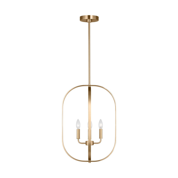 Generation Lighting Canada - GLC1304SB - Four Light Chandelier - Loretto - Satin Brass