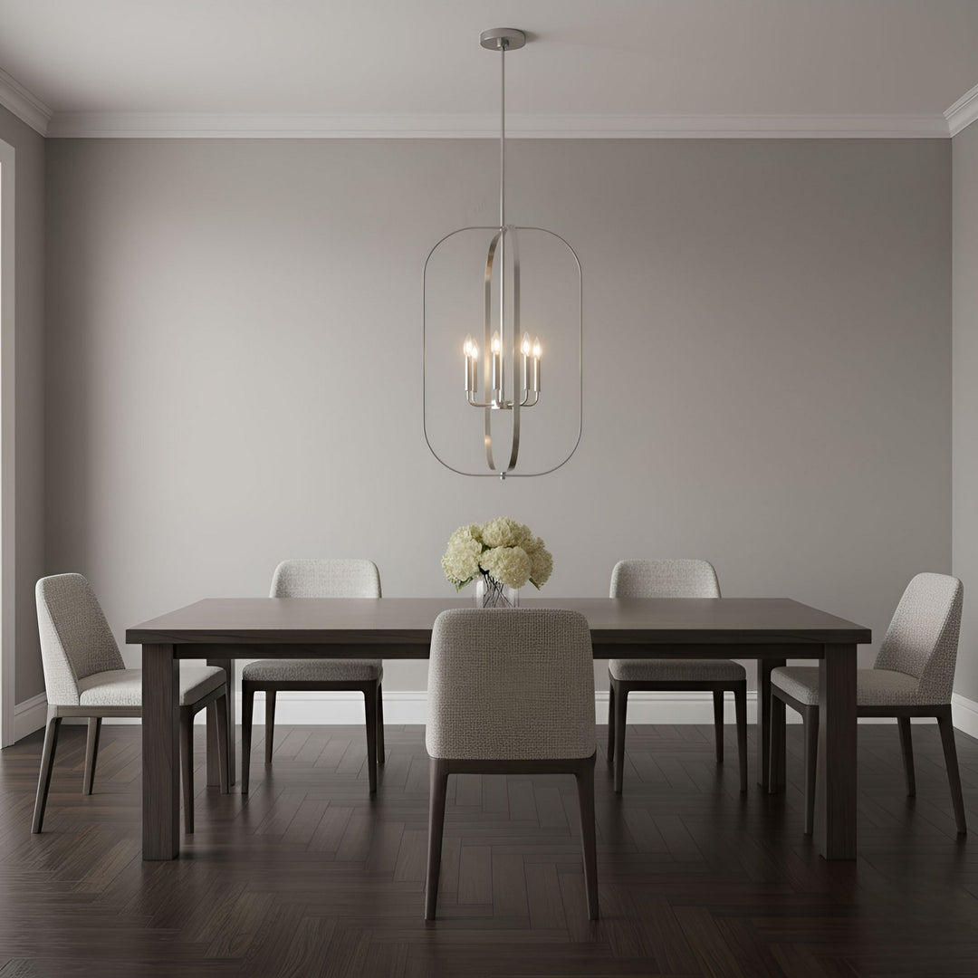 Generation Lighting Canada - GLC1316BS - Six Light Chandelier - Loretto - Brushed Nickel