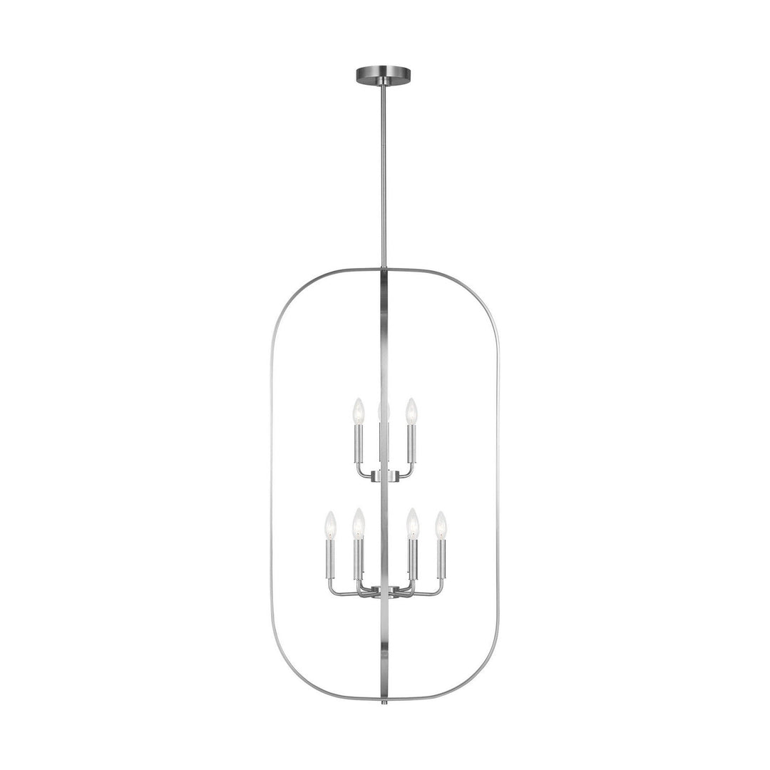 Generation Lighting Canada - GLC1329BS - Nine Light Chandelier - Loretto - Brushed Nickel