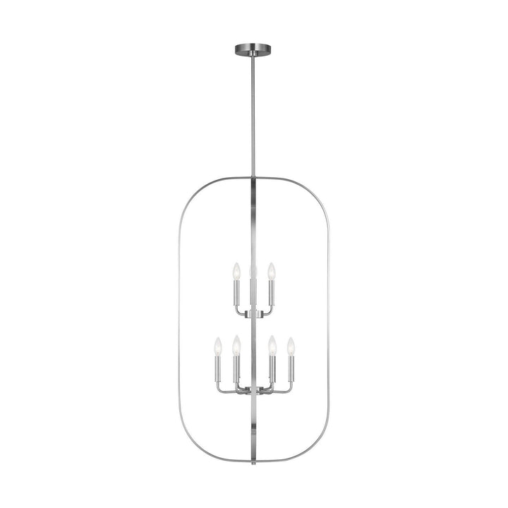 Generation Lighting Canada - GLC1329BS - Nine Light Chandelier - Loretto - Brushed Nickel
