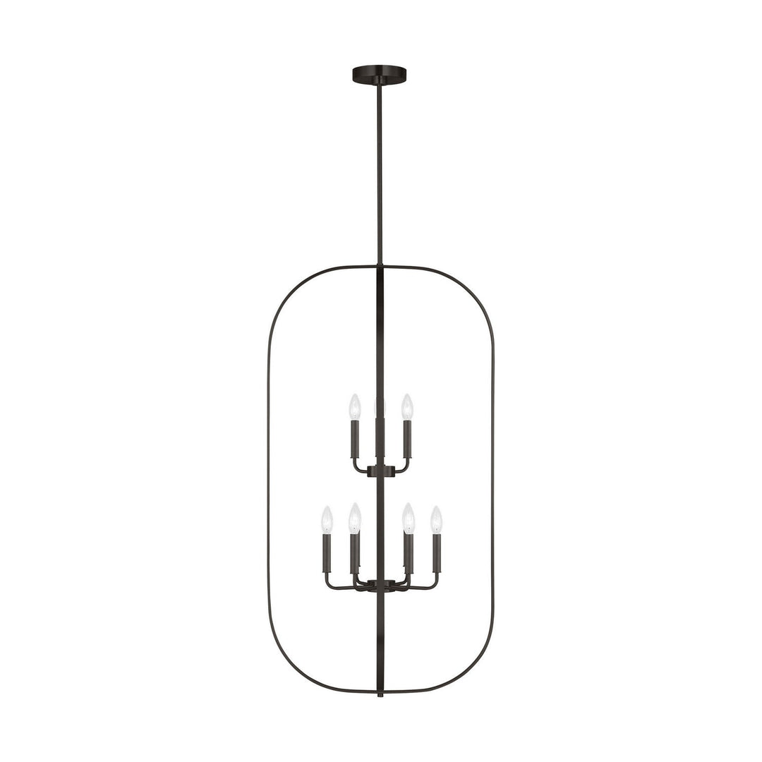 Generation Lighting Canada - GLC1329MBK - Nine Light Chandelier - Loretto - Midnight Black