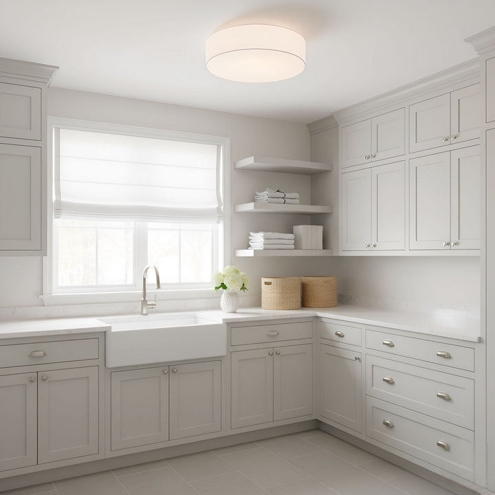 Generation Lighting Canada - GLF1023MWT - Flush Mount - Larson - Matte White