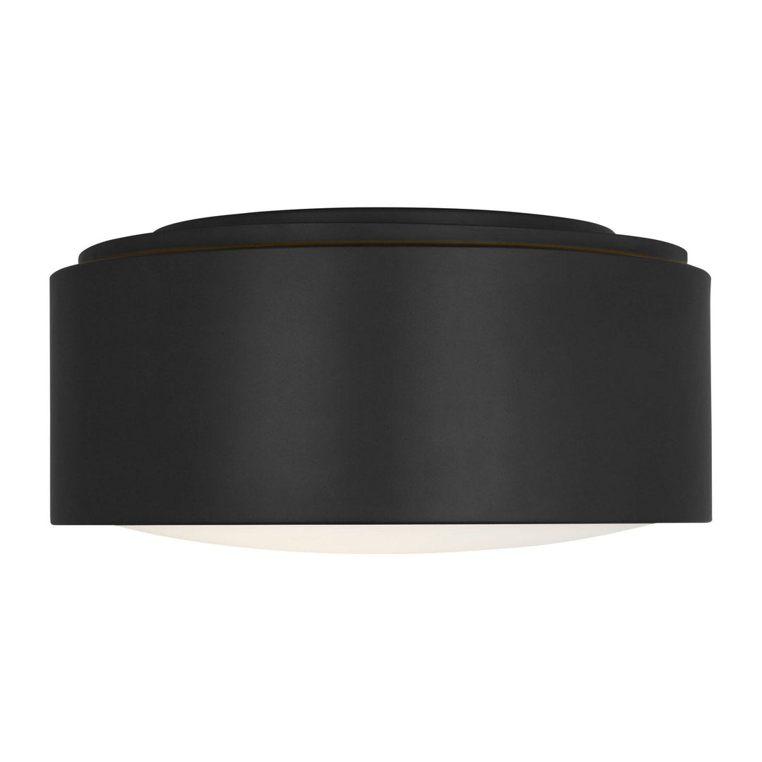 Generation Lighting Canada - GLF1041MBK - Flush Mount - Albee - Midnight Black