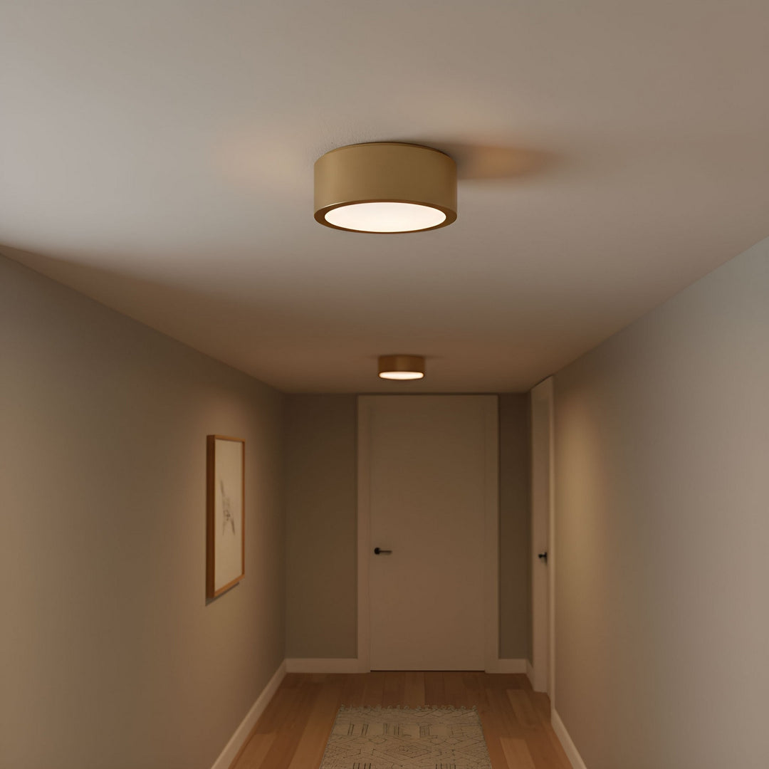 Generation Lighting Canada - GLF1041SB - Flush Mount - Albee - Satin Brass