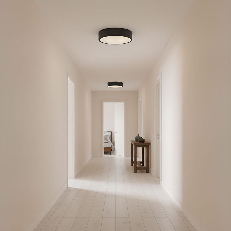 Generation Lighting Canada - GLF1053MBK - Flush Mount - Albee - Midnight Black