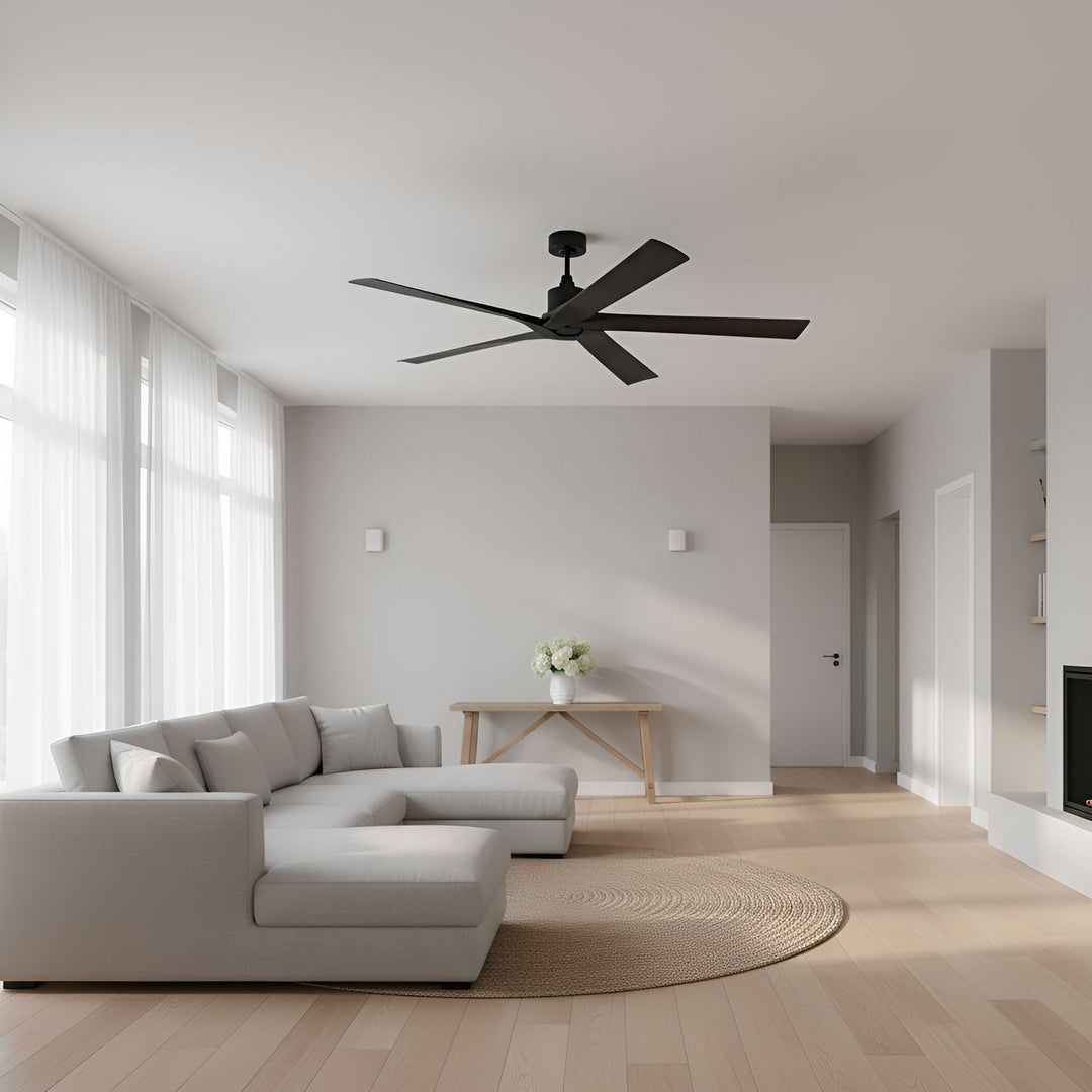 Visual Comfort Fan Canada - 5ASPCR70MBK - 70" Ceiling Fan - Aspen - Midnight Black