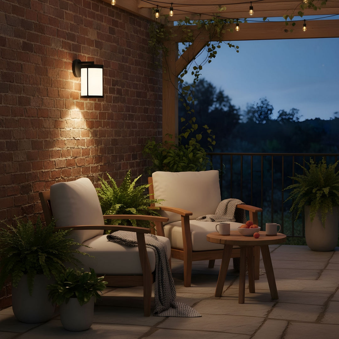 Generation Lighting Canada - GLO1091OE-TXB - Lantern - Luning - Textured Black