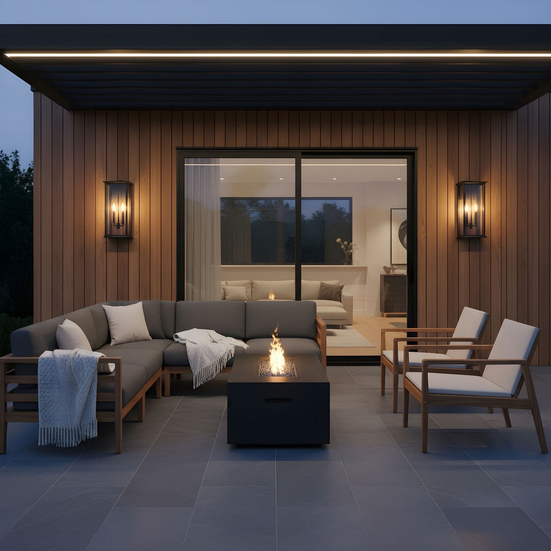 Generation Lighting Canada - GLO1222C-TXB - Lantern - Audley - Textured Black
