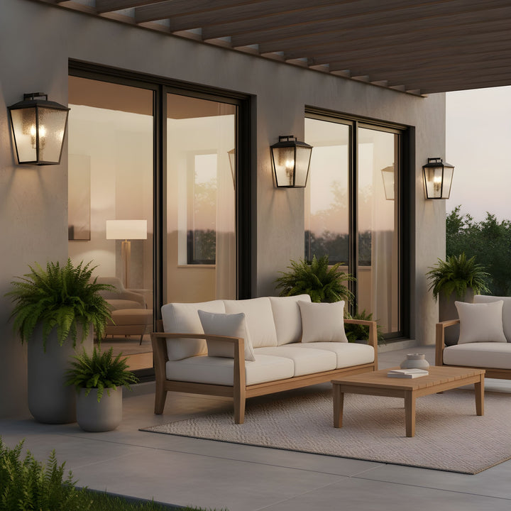 Visual Comfort Studio Canada - DJO1113TXB - Three Light Wall Lantern - Kennewick - Textured Black