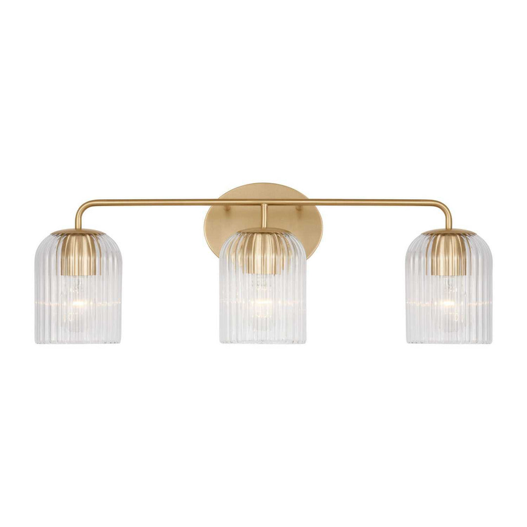 Generation Lighting Canada - GLV1133SB - Three Light Vanity - Eisele - Satin Brass