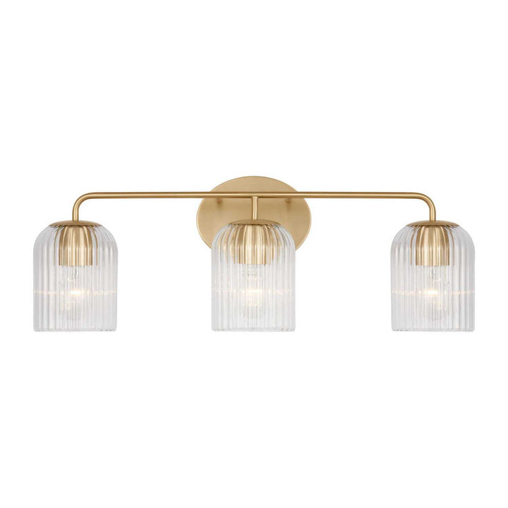 Generation Lighting Canada - GLV1133SB - Three Light Vanity - Eisele - Satin Brass