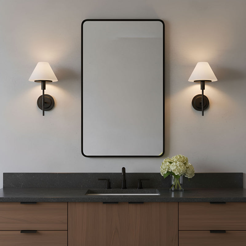 Generation Lighting Canada - GLW1011MBK - Wall Sconce - Mendota - Midnight Black