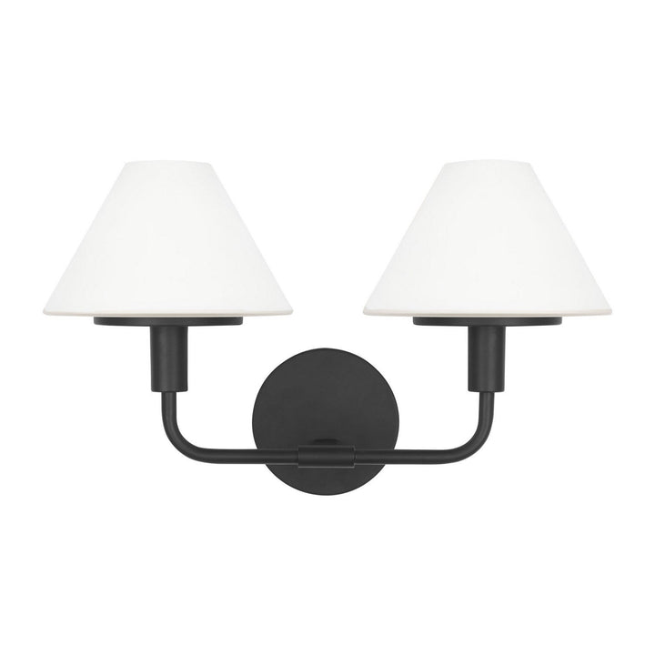 Generation Lighting Canada - GLW1022MBK - Wall Sconce - Mendota - Midnight Black