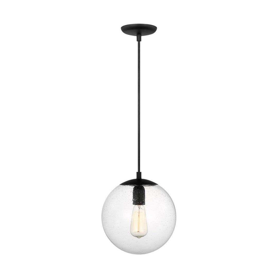 Visual Comfort Studio Canada - 6601801-112 - One Light Pendant - Leo - Hanging Globe - Midnight Black