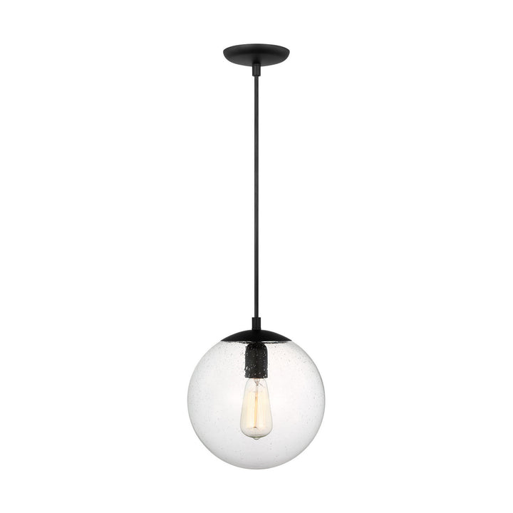 Visual Comfort Studio Canada - 6601801-112 - One Light Pendant - Leo - Hanging Globe - Midnight Black