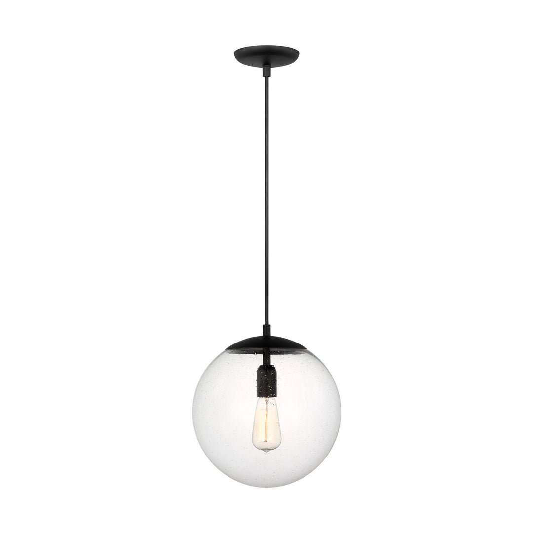 Visual Comfort Studio Canada - 6701801-112 - One Light Pendant - Leo - Hanging Globe - Midnight Black
