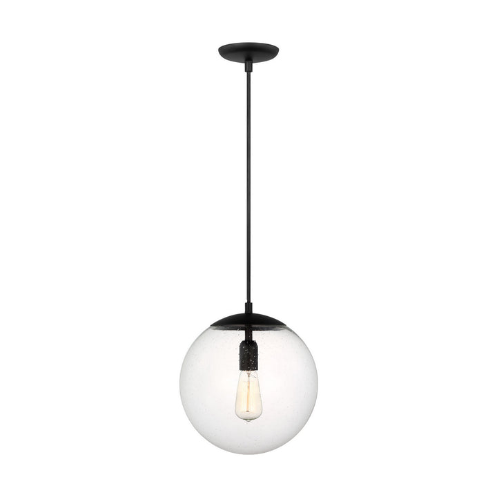 Visual Comfort Studio Canada - 6701801-112 - One Light Pendant - Leo - Hanging Globe - Midnight Black