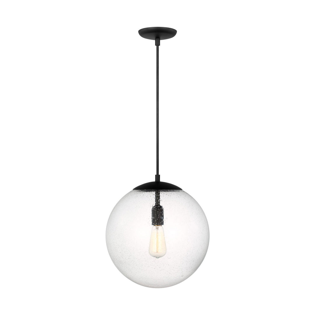Visual Comfort Studio Canada - 6801801-112 - One Light Pendant - Leo - Hanging Globe - Midnight Black