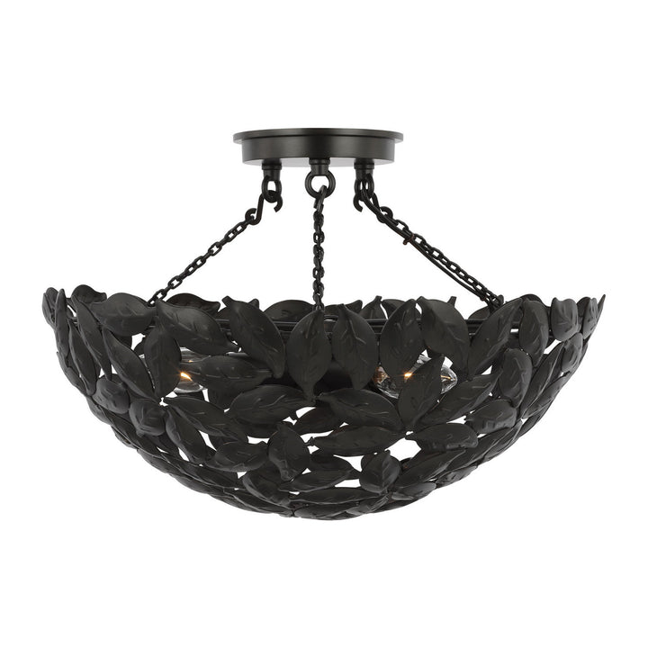 Visual Comfort Studio Canada - AF1173AI - Three Light Semi-Flush Mount - Kelan - Aged Iron