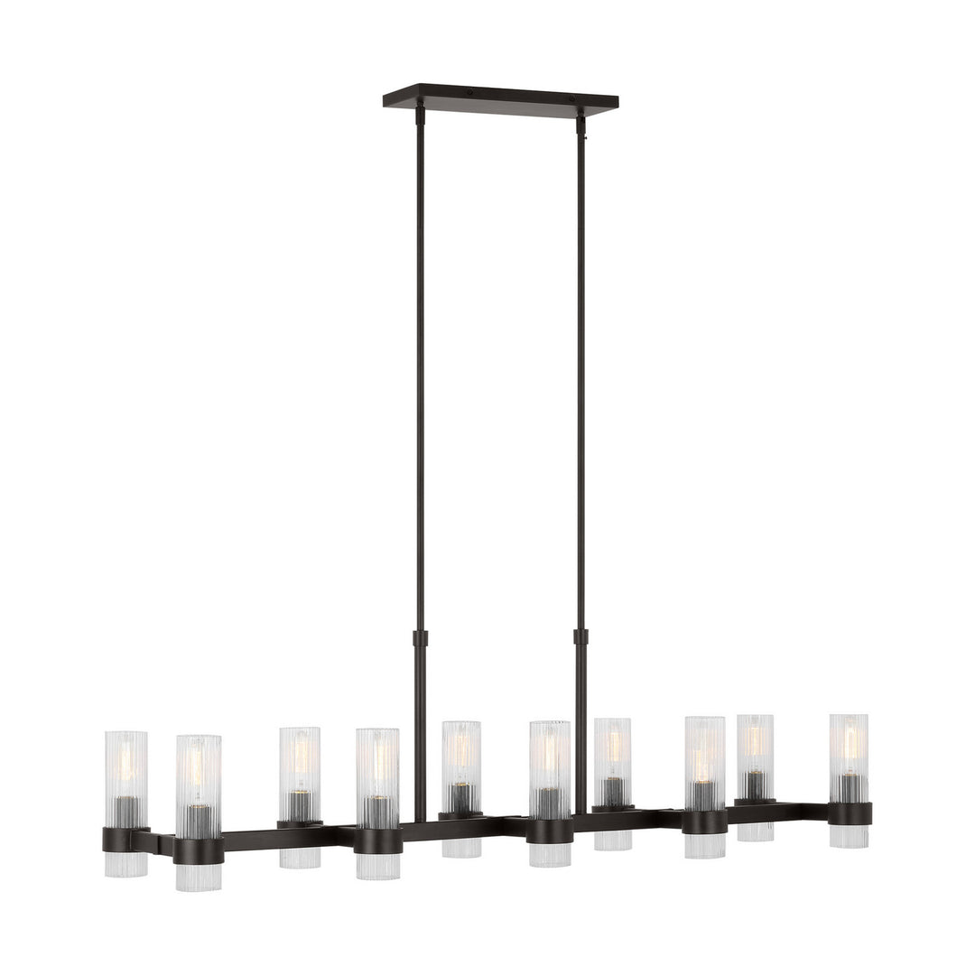 Visual Comfort Studio Canada - CC13810AI - Ten Light Chandelier - Geneva - Aged Iron