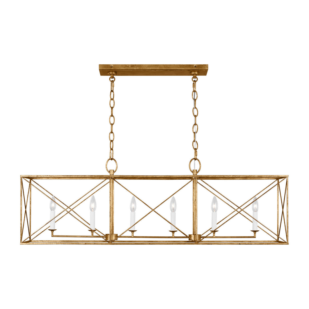 Visual Comfort Studio Canada - CC1646ADB - Six Light Chandelier - Beatrix - Antique Gild