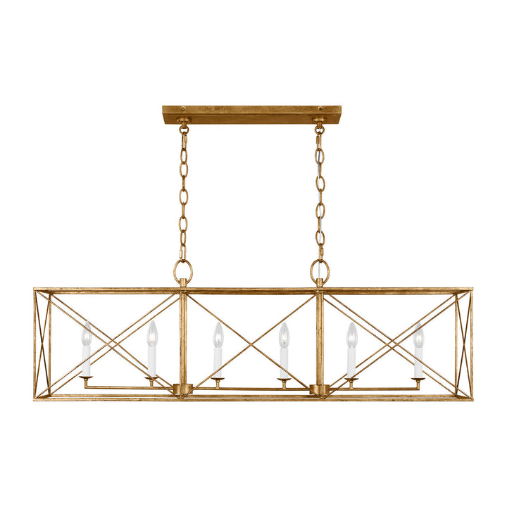 Visual Comfort Studio Canada - CC1646ADB - Six Light Chandelier - Beatrix - Antique Gild