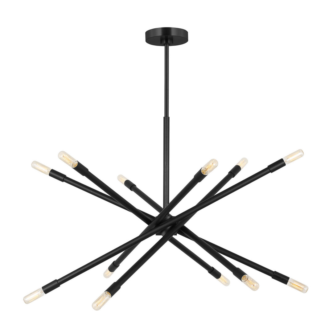 Visual Comfort Studio Canada - CC16612MBK - 12 Light Chandelier - Eastyn - Midnight Black