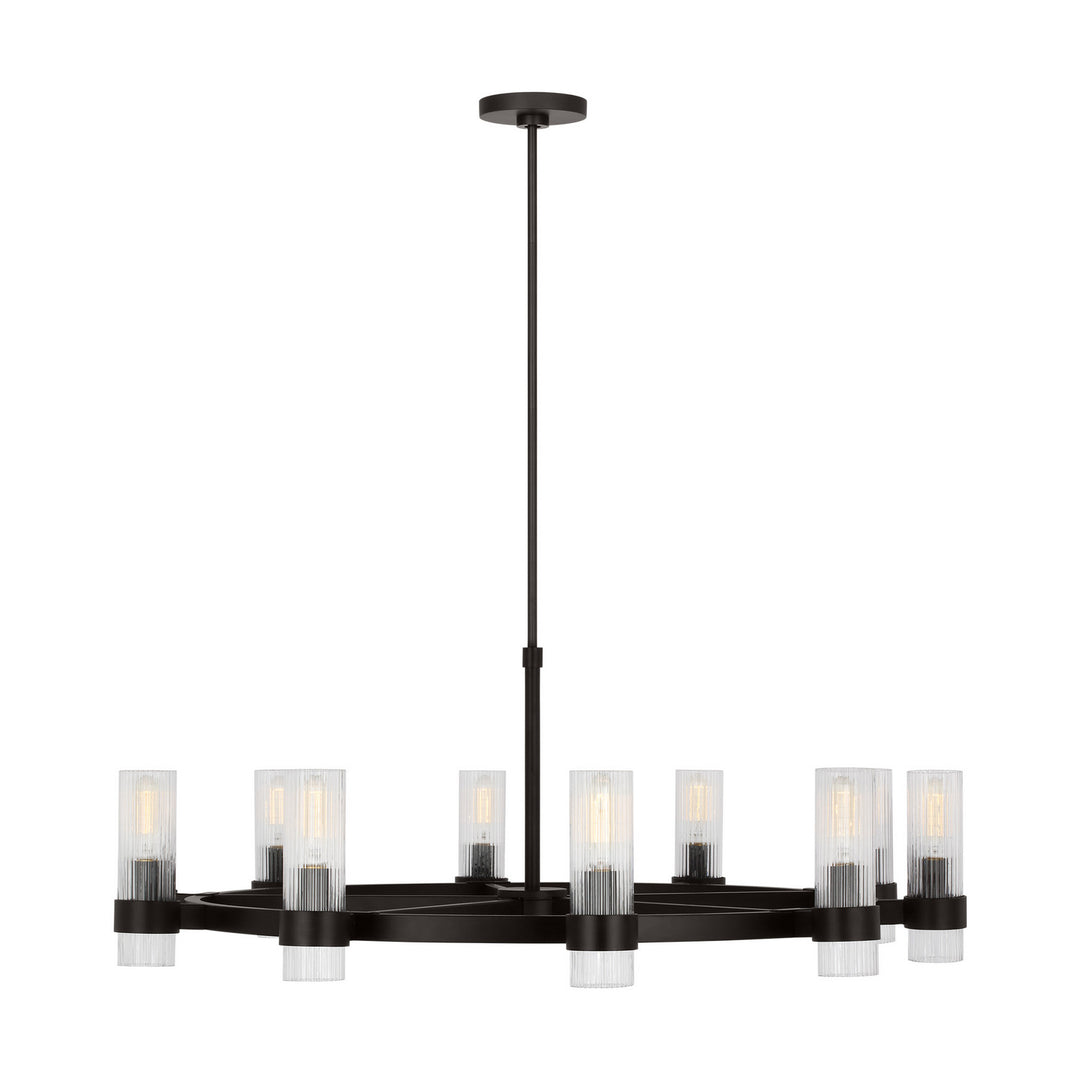 Visual Comfort Studio Canada - CC16810AI - Eight Light Chandelier - Geneva - Aged Iron