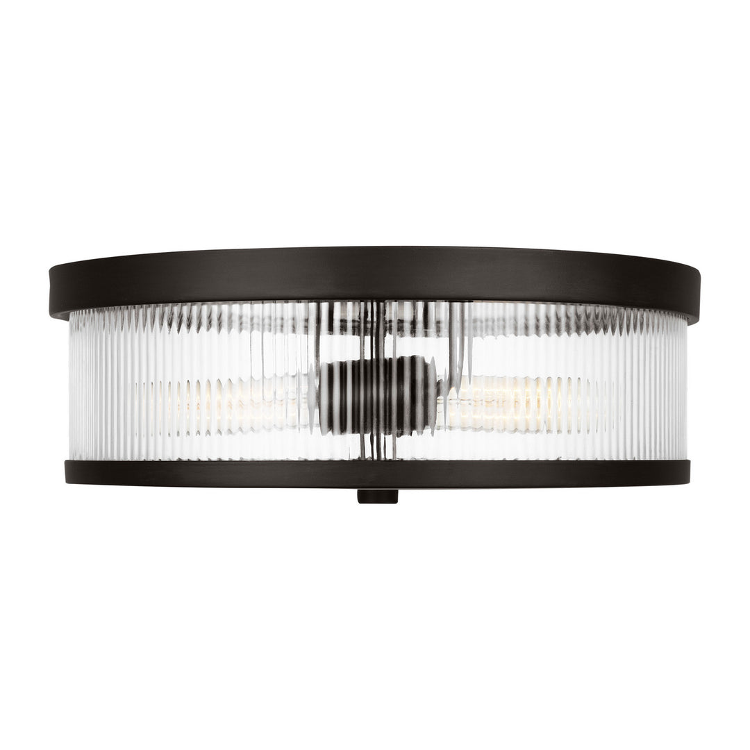 Visual Comfort Studio Canada - CF1052AI - Two Light Flush Mount - Geneva - Aged Iron