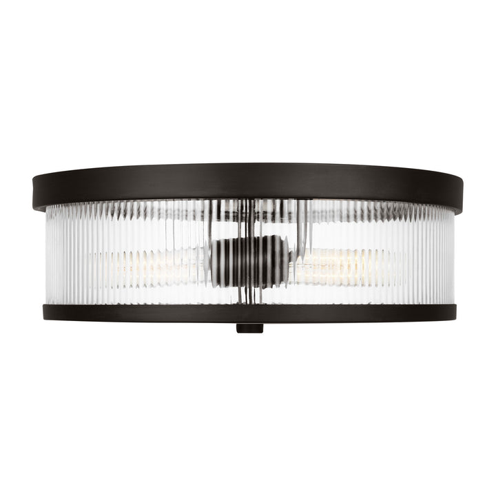 Visual Comfort Studio Canada - CF1052AI - Two Light Flush Mount - Geneva - Aged Iron