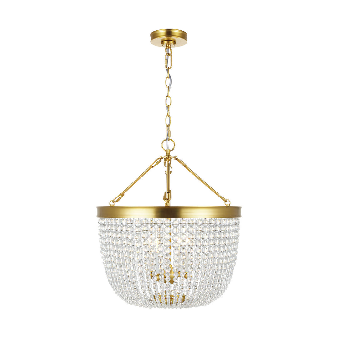 Visual Comfort Studio Canada - CP1354BBS - Four Light Pendant - Summerhill - Burnished Brass