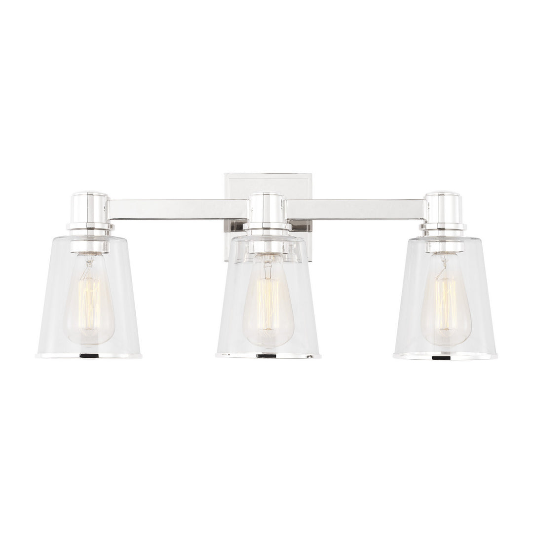 Visual Comfort Studio Canada - CV1033PN - Three Light Bath Vanity - Alessa - Polished Nickel