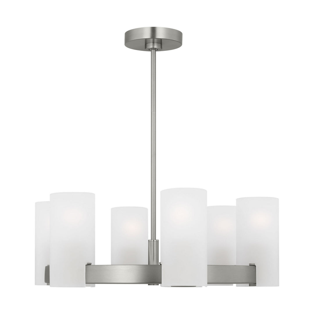 Visual Comfort Studio Canada - DJC1156BS - Six Light Chandelier - Rhode - Brushed Steel